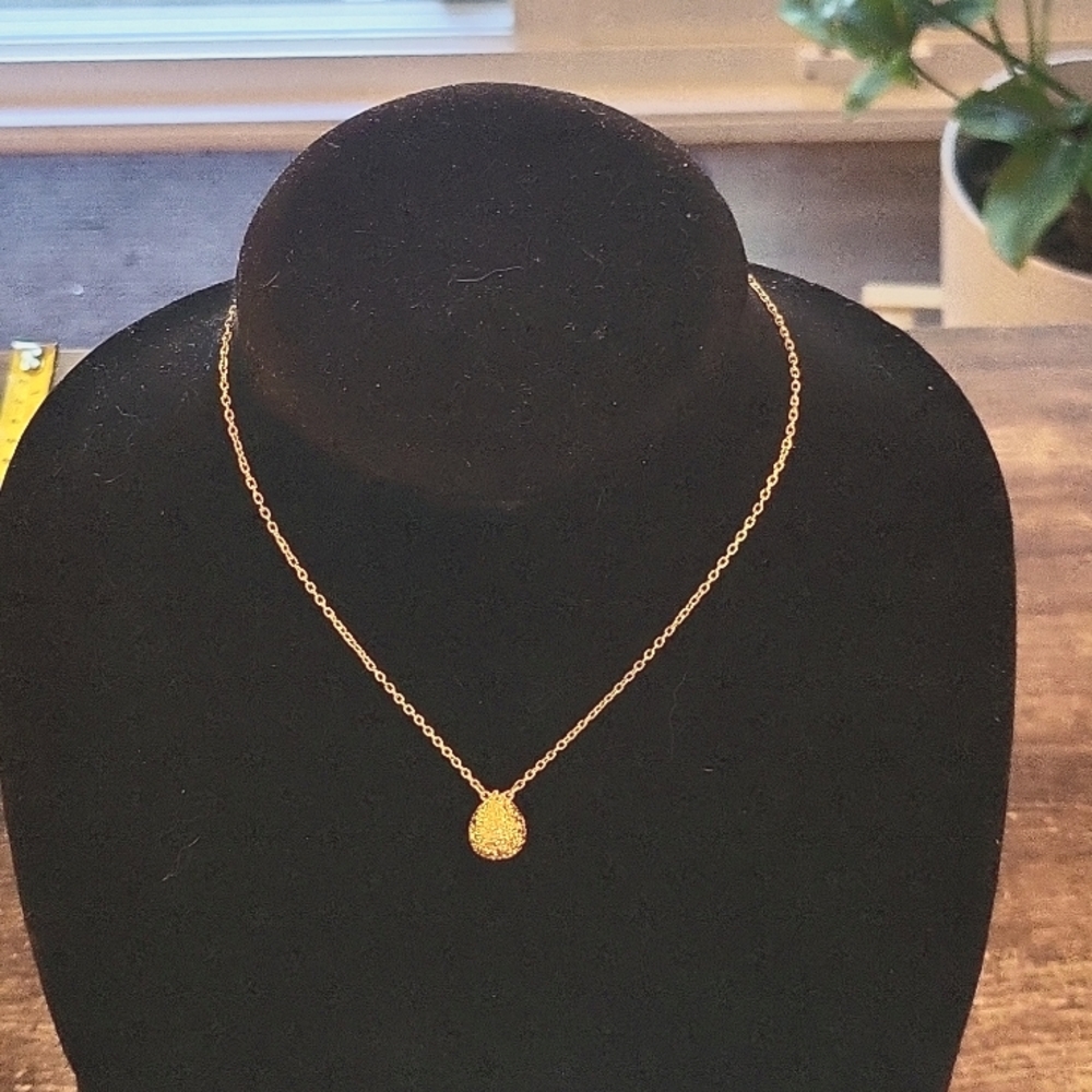 Vintage D'Orlan Tear Drop Necklace